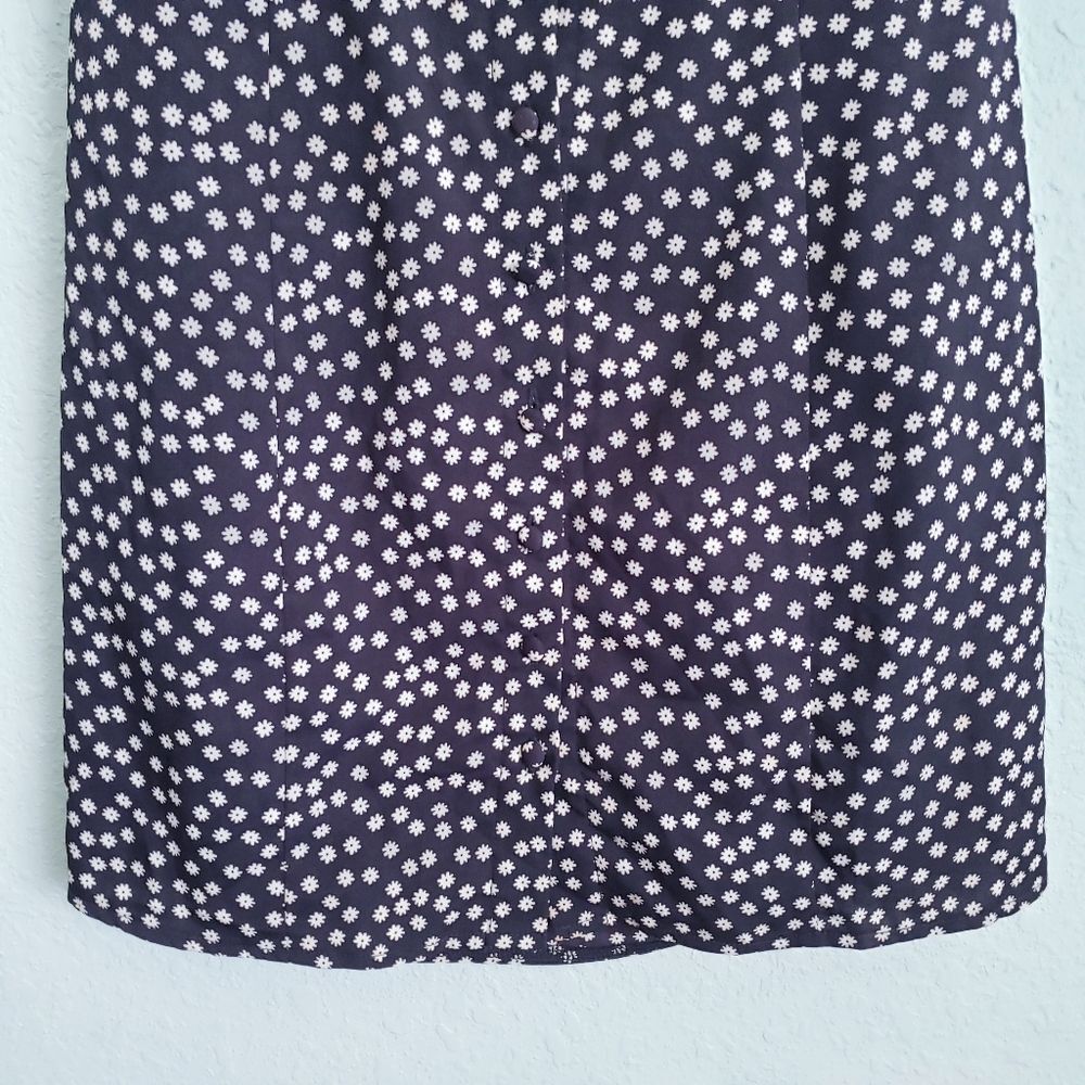 Polly Black Floral Marion Mini Dress - Picture 2 of 9